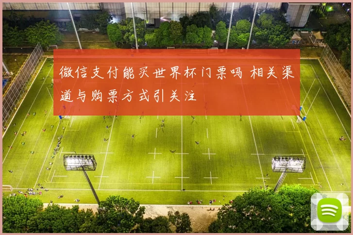 微信支付能买世界杯门票吗 相关渠道与购票方式引关注