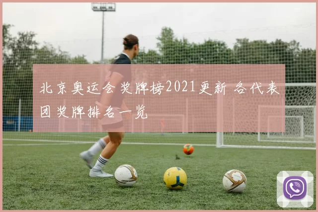北京奥运会奖牌榜2021更新 各代表团奖牌排名一览