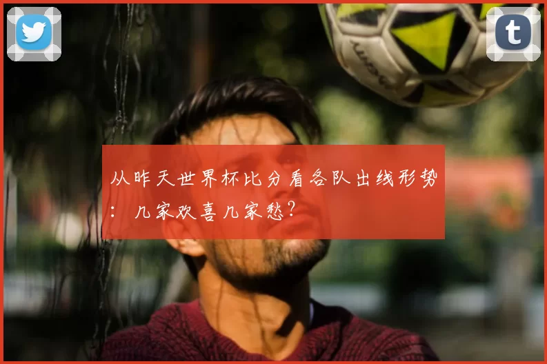 从昨天世界杯比分看各队出线形势：几家欢喜几家愁？